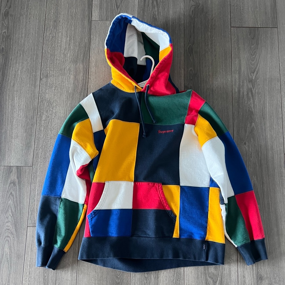 Supreme Patchwork Hoodie FW/17